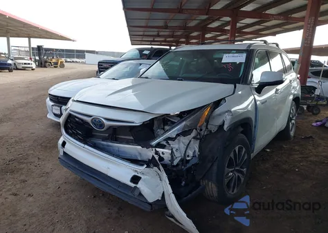2021 Toyota Highlander Hybrid Xle from USA, damaged, VIN 5TDHARAH9MS507085